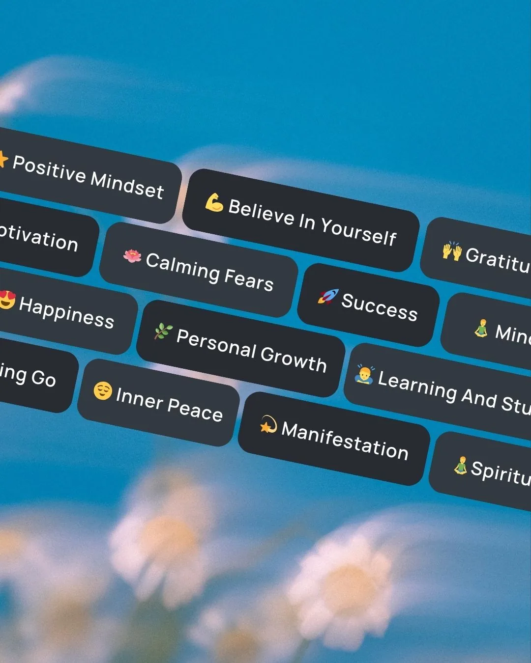 40 life-changing affirmation topics — VISIYA affirmations app