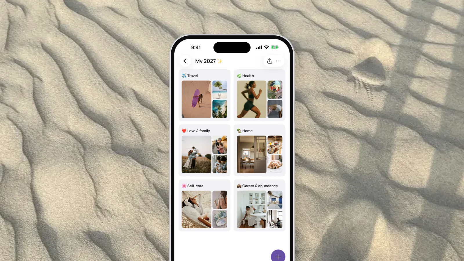 Digital vision board supplies: apps and pictures