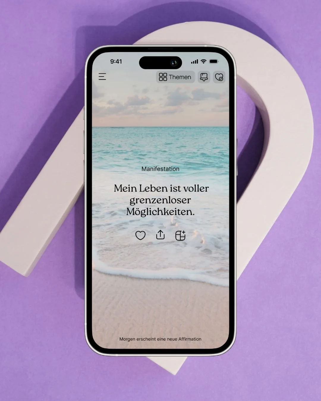 Über 3.000 kraftvolle Affirmationen — VISIYA Affirmationen-App